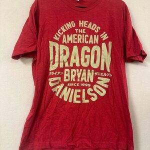 Pro Wrestling Crate The American Dragon Bryan Danielson Red T-Shirt Men’s Large